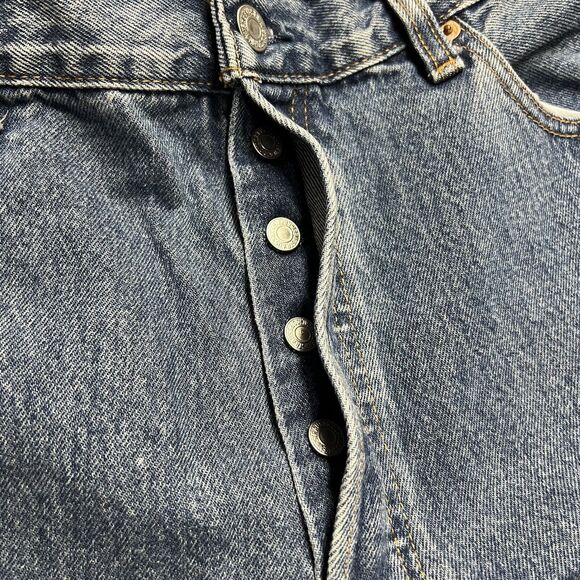 Vintage Levi's 501 Jeans Men's 38x32 Blue Original Fit Button Fly 2000 New NWT - Picture 6 of 12